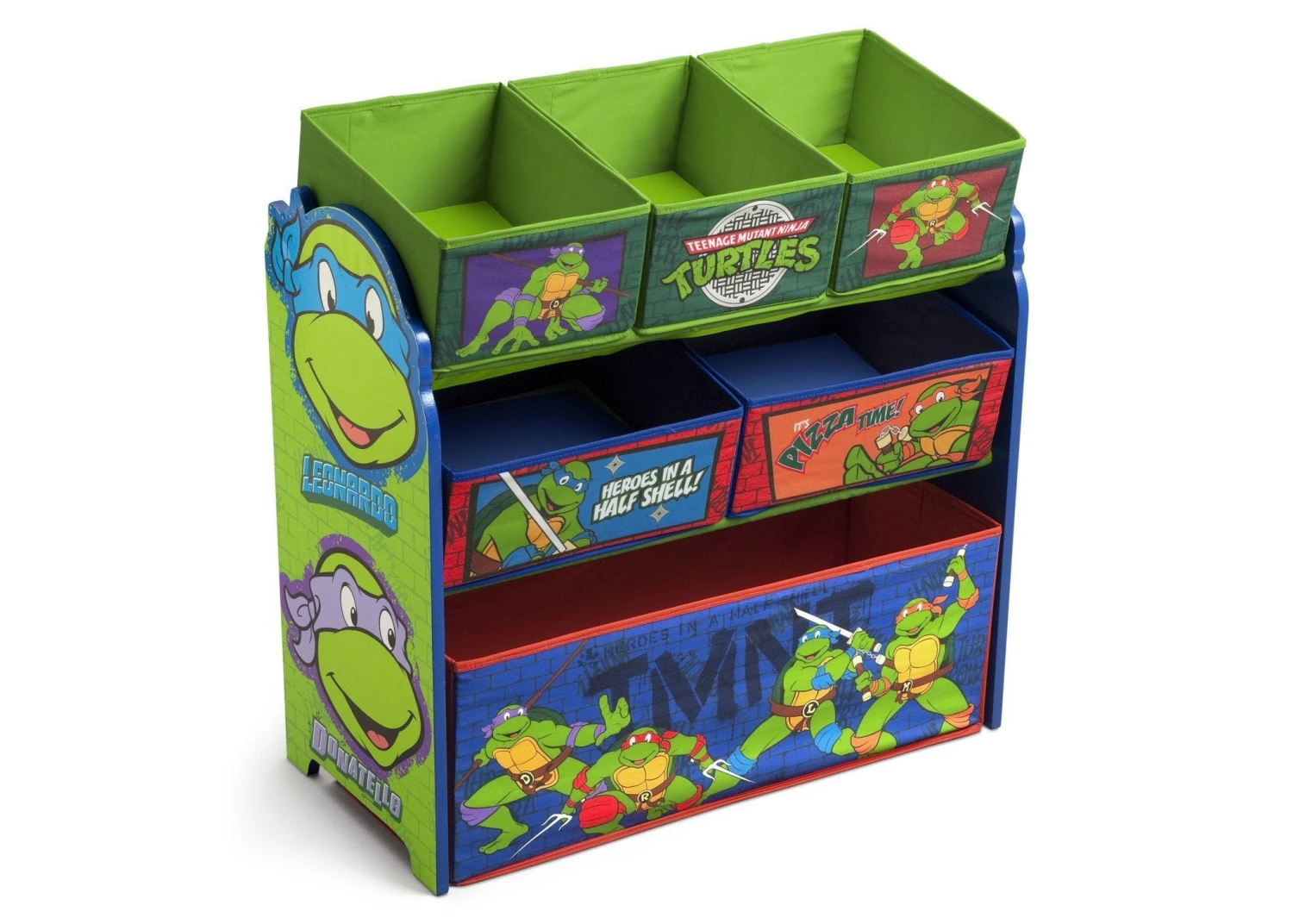 Delta Children Teenage Mutant Ninja Turtles Multi-Bin Toy Organizer 3 Delta Children Teenage Mutant Ninja Turtles Multi-Bin Toy Organizer