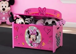 Delta Children Storage Minnie Mouse Deluxe Toy Box