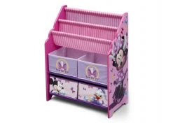 Delta Children Minnie Mouse Book & Toy Organizer Storage