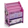 Delta Children Minnie Mouse Book & Toy Organizer Storage