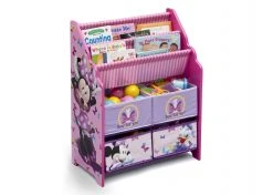 Delta Children Minnie Mouse Book & Toy Organizer Storage