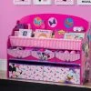 Delta Children Minnie Mouse Deluxe Book & Toy Organizer