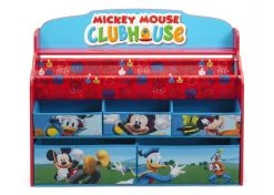 Delta Children Mickey Mouse Deluxe Book & Toy Organizer Storage