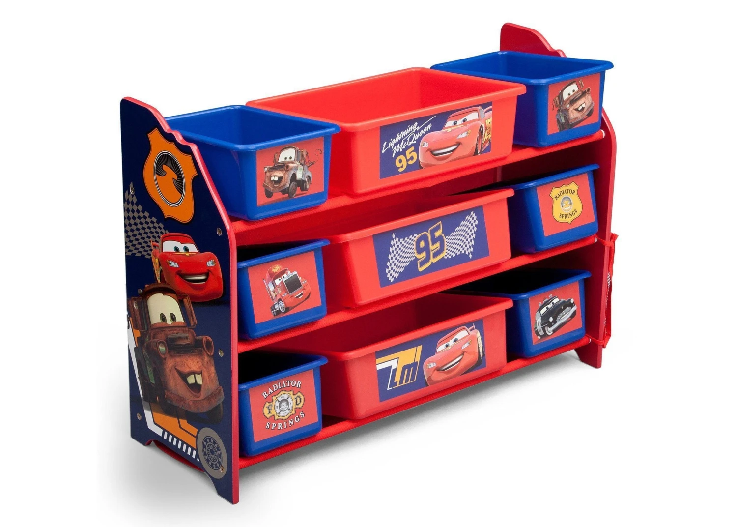 Delta Children Cars Plastic 9 Bin Organizer 3 Delta Children Cars Plastic 9 Bin Organizer