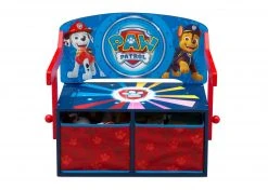 Delta Children PAW Patrol Activity Bench Book & Toy Storage
