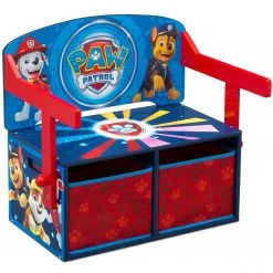 Delta Children PAW Patrol Activity Bench Book & Toy Storage