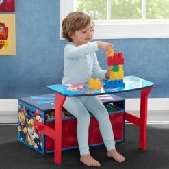 Delta Children PAW Patrol Activity Bench Book & Toy Storage