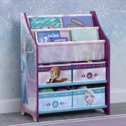 Delta Children Frozen II Toy And Book Organizer Storage
