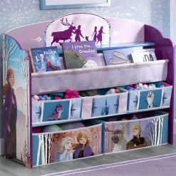 Delta Children Frozen II Deluxe Toy And Book Organizer Storage