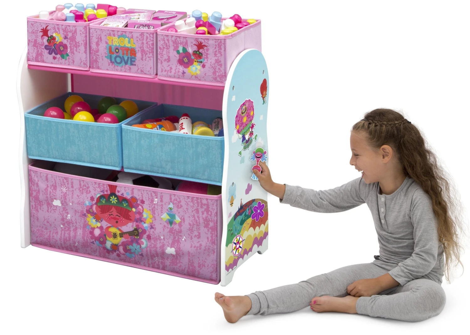 Delta Children Trolls World Tour Design And Store 6 Bin Toy Organizer 7 Delta Children Trolls World Tour Design And Store 6 Bin Toy Organizer