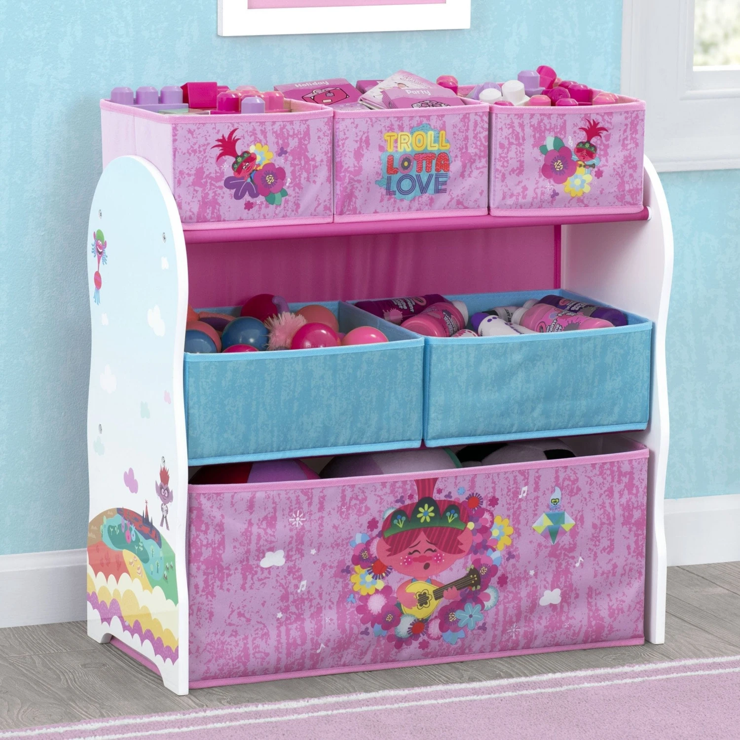 Delta Children Trolls World Tour Design And Store 6 Bin Toy Organizer 11 Delta Children Trolls World Tour Design And Store 6 Bin Toy Organizer