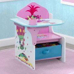 Delta Children Trolls World Tour Chair Desk With Storage Bin Gifts