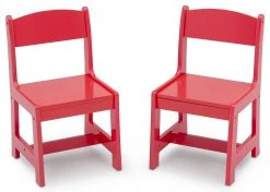 Delta Children MySize Wood Kids Chairs For Playroom (Pack Of 2) Table & Chair Sets