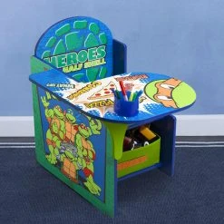 Delta Children Teenage Mutant Ninja Turtles Chair Desk With Storage Bin Activity Desks