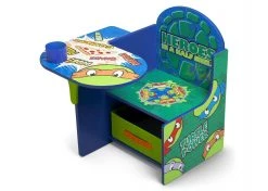 Delta Children Teenage Mutant Ninja Turtles Chair Desk With Storage Bin Activity Desks