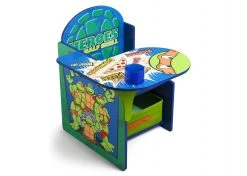 Delta Children Teenage Mutant Ninja Turtles Chair Desk With Storage Bin Activity Desks