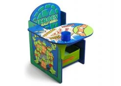 Delta Children Teenage Mutant Ninja Turtles Chair Desk With Storage Bin Activity Desks