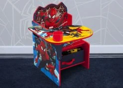 Delta Children Activity Desks Spider-Man Chair Desk With Storage Bin