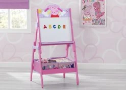 Delta Children Gifts Peppa Pig Wooden Activity Easel With Storage