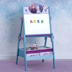 Delta Children Frozen II Wooden Activity Easel With Storage Easels