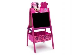 Delta Children Easels Minnie Mouse Wooden Double Sided Activity Easel