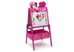 Delta Children Easels Minnie Mouse Wooden Double Sided Activity Easel