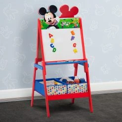 Delta Children Mickey Mouse Wooden Double Sided Activity Easel 17 Delta Children Mickey Mouse Wooden Double Sided Activity Easel