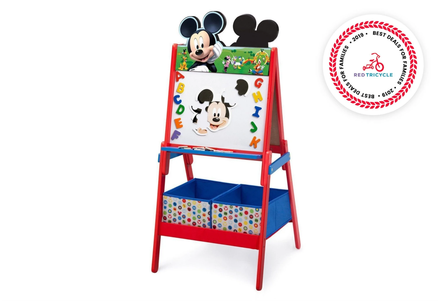 Delta Children Mickey Mouse Wooden Double Sided Activity Easel 4 Delta Children Mickey Mouse Wooden Double Sided Activity Easel
