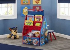 Delta Children PAW Patrol Deluxe Kids Art Table - Easel, Desk, Stool, Toy Organizer Gifts