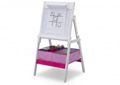 Delta Children Classic Kids Whiteboard/Dry Erase Easel With Paper Roll And Storage