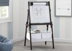 Delta Children Classic Kids Whiteboard/Dry Erase Easel With Paper Roll And Storage
