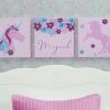 Delta Children Unicorn 3-Piece Canvas Wall Art Set For Girls Décor & Accessories