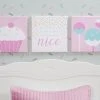 Delta Children Cake Pops 3-Piece Canvas Wall Art Set For Girls Décor & Accessories