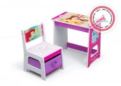 Delta Children Princess Kids Wood Desk And Chair Set Activity Desks