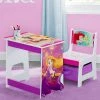 Delta Children Princess Kids Wood Desk And Chair Set Activity Desks