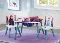 Delta Children Frozen II Table And Chair Set With Storage Table & Chair Sets