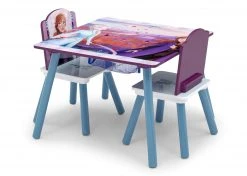 Delta Children Frozen II Table And Chair Set With Storage Table & Chair Sets