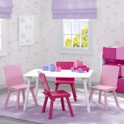 Delta Children Kids Table And Chair Set (4 Chairs Included) Table & Chair Sets