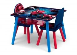 Delta Children Spider-Man Table And Chair Set With Storage Table & Chair Sets