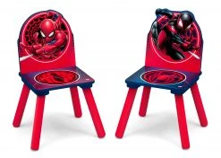 Delta Children Spider-Man Table And Chair Set With Storage Table & Chair Sets