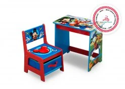Delta Children Activity Desks Mickey Mouse Kids Wood Desk And Chair Set