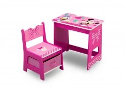Delta Children Gifts Minnie Mouse Kids Wood Desk And Chair Set