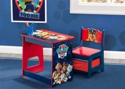 Delta Children Gifts PAW Patrol Kids Wood Desk And Chair Set
