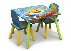 Delta Children Baby Shark Kids Table And Chair Set With Storage