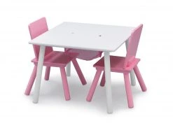 Delta Children Gifts Kids Table And Chair Set With Storage (2 Chairs Included)