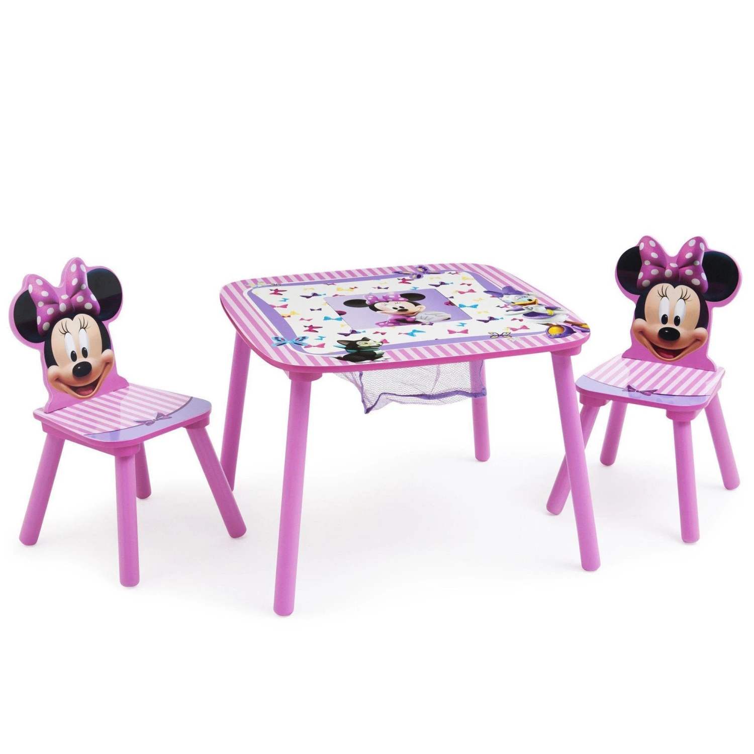 Delta Children Minnie Mouse Table & Chair Set With Storage 3 Delta Children Minnie Mouse Table & Chair Set With Storage