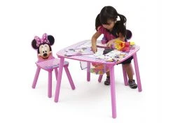 Delta Children Minnie Mouse Table & Chair Set With Storage 9 Delta Children Minnie Mouse Table & Chair Set With Storage