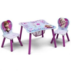 Delta Children Frozen Table & Chair Set With Storage Table & Chair Sets