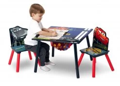 Delta Children Cars Table & Chair Set With Storage Table & Chair Sets