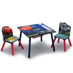 Delta Children Cars Table & Chair Set With Storage Table & Chair Sets